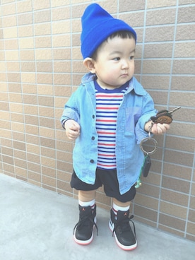 MIZUKIさん（キッズ・80cm）の春コーディネート