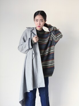 「アイテム（その他トップス）」を使った、AROOMMODELさん（レディース・165cm・20代）の秋コーディネート
