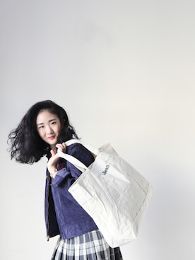 「アイテム（その他アウター）」を使った、AROOMMODELさん（レディース・164cm・10代）の冬コーディネート