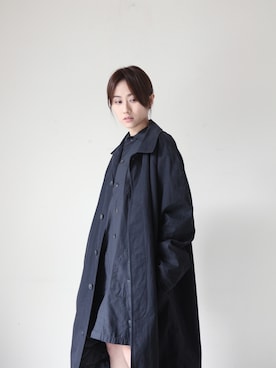 「アイテム（ナイロンジャケット）」を使った、AROOMMODELさん（レディース・165cm）の春コーディネート