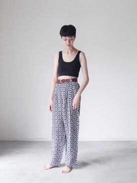 「black and white」｜AROOMMODELさん（レディース・167cm）の夏コーディネート