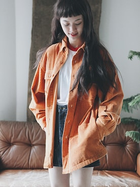 「American Apparel（アメリカンアパレル）のアイテム」を使った、AROOMMODELさん（レディース・165cm）の冬コーディネート