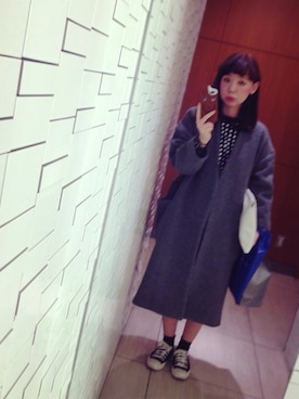 「I am I （アイアムアイ）のアイテム（その他アウター）」を使った、yagoyagoyago!さん（レディース・162cm）の秋コーディネート