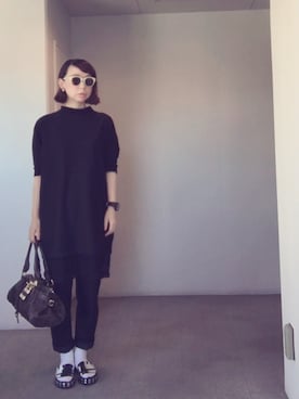「Acne Studios（アクネストゥディオズ）のアイテム（サンダル）」を使った、yagoyagoyago!さん（レディース・162cm）の夏コーディネート