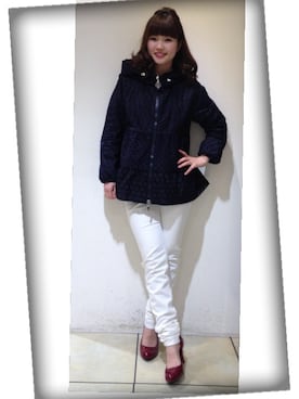 「春 コート」｜Udaiさん（レディース・159cm）の冬コーディネート