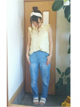 「夜店」｜もつ子、さん（レディース・158cm）の夏コーディネート