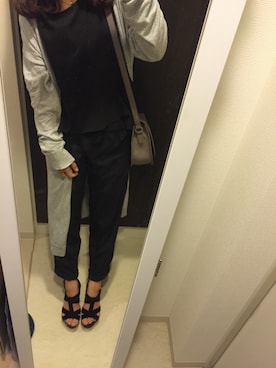 「archives（アルシーヴ）のアイテム（つなぎ/オールインワン）」を使った、kanaeさん（レディース・152cm）の夏コーディネート
