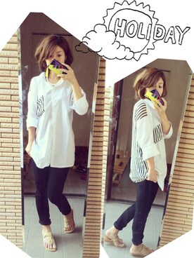 HOBIさん（レディース・159cm）の夏コーディネート