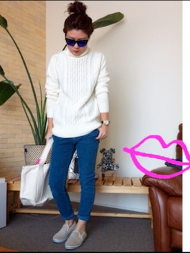 「KOYUK（カヤック）のアイテム」を使った、HOBIさん（レディース・159cm）の冬コーディネート