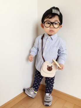 「おめかしコーデ」｜H_Kaさん（キッズ・80cm）の春コーディネート