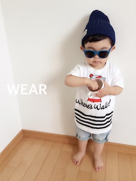 「海の日」｜H_Kaさん（キッズ・80cm）の夏コーディネート