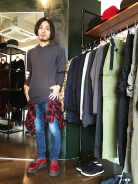 yusuke kanekoさん（メンズ・168cm）の秋コーディネート