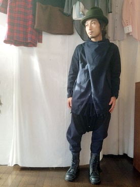 「仙台」｜「アイテム（モッズコート）」を使った、yusuke kanekoさん（メンズ・168cm）の冬コーディネート