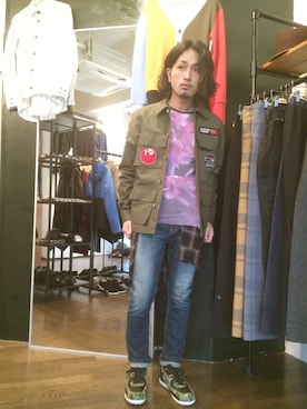「THUNDERBOX（サンダーボックス）のアイテム」を使った、yusuke kanekoさん（メンズ・168cm）の冬コーディネート