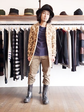 「仙台」｜「アイテム（その他アウター）」を使った、yusuke kanekoさん（メンズ・168cm）の冬コーディネート