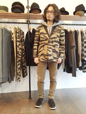 「TIMAI（ティマイ）のアイテム」を使った、yusuke kanekoさん（メンズ・168cm）の春コーディネート