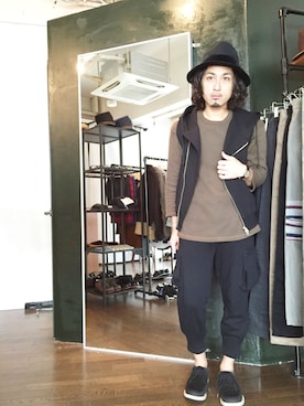 「Spiralgarden（スパイラルガーデン）のアイテム」を使った、yusuke kanekoさん（メンズ・168cm）の春コーディネート