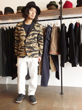 「Spiralgarden（スパイラルガーデン）のアイテム」を使った、yusuke kanekoさん（メンズ・168cm）の春コーディネート