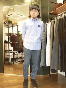 「TIMAI（ティマイ）のアイテム」を使った、yusuke kanekoさん（メンズ・168cm）の春コーディネート