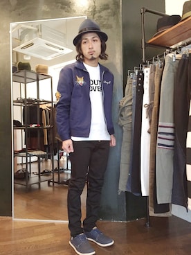 「仙台」｜「アイテム（その他アウター）」を使った、yusuke kanekoさん（メンズ・168cm）の春コーディネート