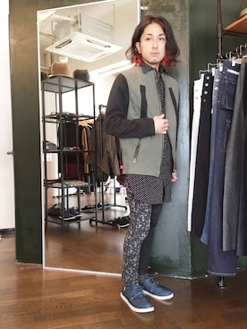 「TIMAI（ティマイ）のアイテム」を使った、yusuke kanekoさん（メンズ・168cm）の春コーディネート