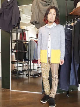 「TIMAI（ティマイ）のアイテム」を使った、yusuke kanekoさん（メンズ・168cm）の春コーディネート