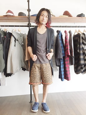 「THUNDERBOX（サンダーボックス）のアイテム」を使った、yusuke kanekoさん（メンズ・168cm）の春コーディネート