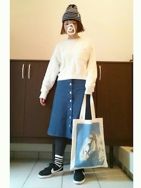 「昭和52・53年会」｜tomaさん（レディース・153cm）の秋コーディネート