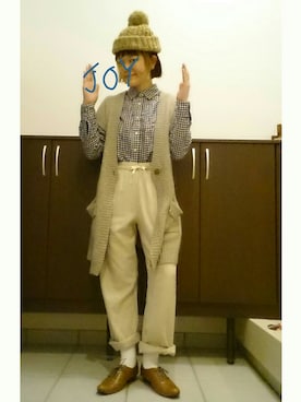 「昭和52・53年会」｜tomaさん（レディース・153cm）の秋コーディネート