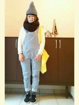 「YUKIグッズ」｜tomaさん（レディース・153cm）の秋コーディネート