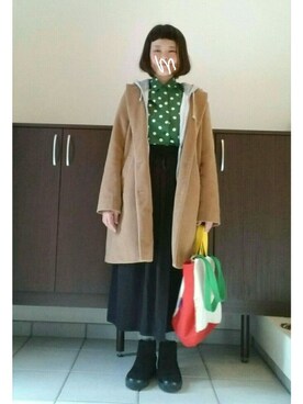 「SM2（エスエムツー）のアイテム（その他アウター）」を使った、tomaさん（レディース・153cm）の冬コーディネート