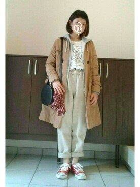 「YUKIグッズ」｜tomaさん（レディース・153cm）の冬コーディネート