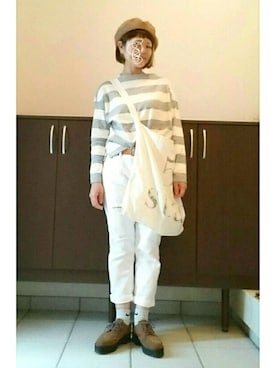 「YUKIグッズ」｜tomaさん（レディース・153cm）の春コーディネート