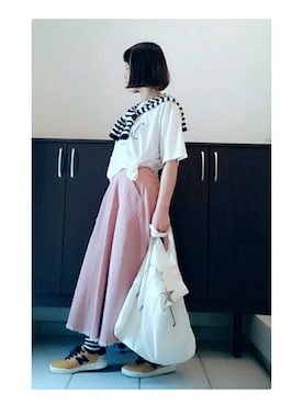 「YUKIグッズ」｜tomaさん（レディース・153cm）の春コーディネート