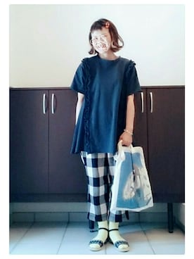 「YUKIグッズ」｜tomaさん（レディース・153cm）の春コーディネート