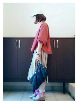 「バルーンスリーブ」｜tomaさん（レディース・153cm）の春コーディネート