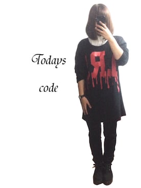「ALGONQUINS（アルゴンキン）のアイテム（Tシャツ/カットソー）」を使った、onionさん（レディース・155cm）の秋コーディネート