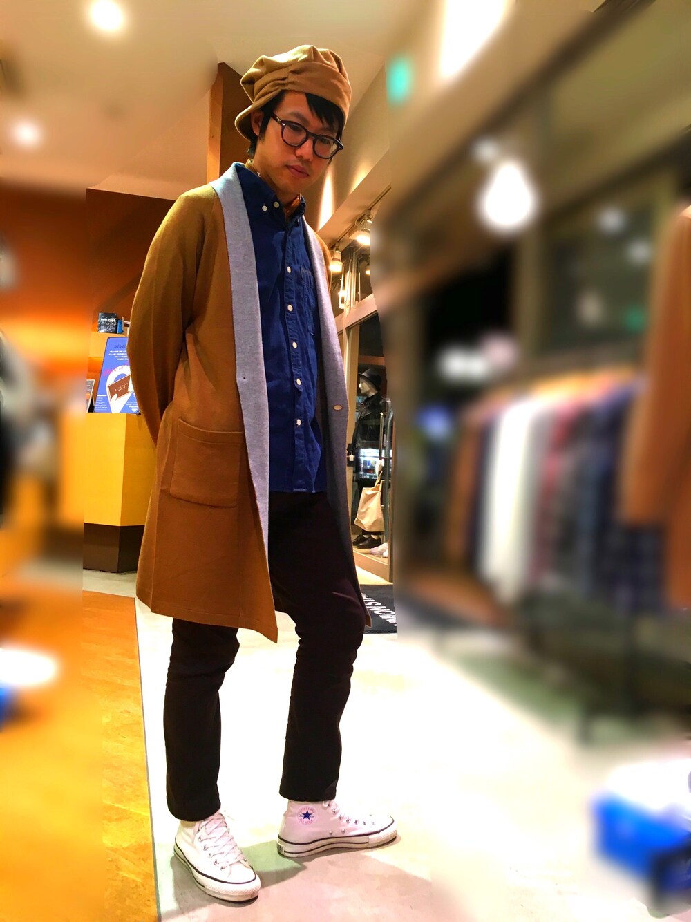 「UNION STATIONのアイテム（その他アウター、ベージュ系）」を使った、T.karasawaさん（メンズ・171cm）の夏コーディネートの1枚目の写真