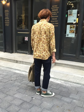 「CLSCのアイテム」を使った、Charliiさん（メンズ・168cm）の冬コーディネート
