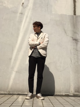 「Dry Bones（ドライボーンズ）のアイテム（ジャケット/アウター）」を使った、Charliiさん（メンズ・168cm）の春コーディネート