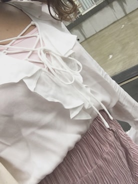 「おんなのこコーデ」｜「アイテム（キャミソール）」を使った、ゆうみさん（レディース・155cm）の夏コーディネート