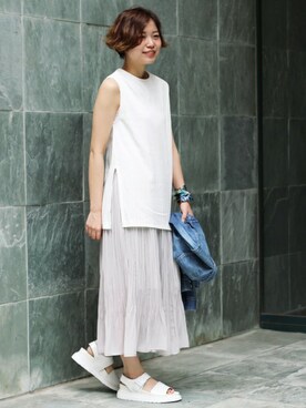 misatoさん（レディース・160cm）の夏コーディネート