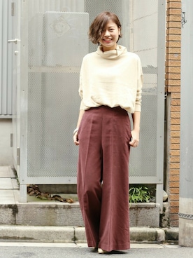 misatoさん（レディース・160cm）の秋コーディネート