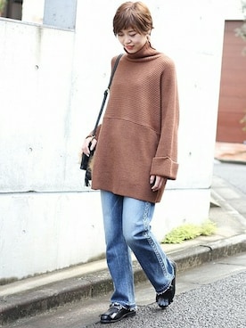 「relume」｜misatoさん（レディース・160cm）の冬コーディネート