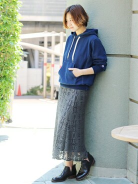 「relume」｜misatoさん（レディース・160cm）の冬コーディネート