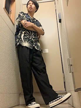 「SASQUATCHfabrix.（サスクワァッチファブリックス）のアイテム」を使った、prickprickprickさん（メンズ・170cm）の夏コーディネート