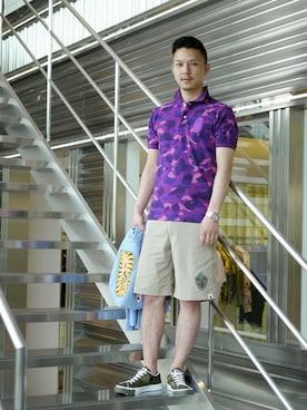 梅影 知紀さん（メンズ・170cm）の夏コーディネート