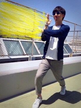 SHUNSUKEさん（メンズ・184cm）の春コーディネート