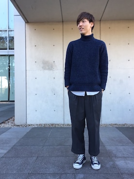 SHUNSUKEさん（メンズ・184cm）の秋コーディネート