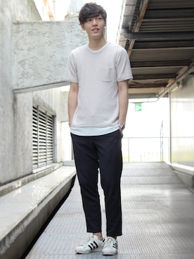 SHUNSUKEさん（メンズ・184cm）の春コーディネート